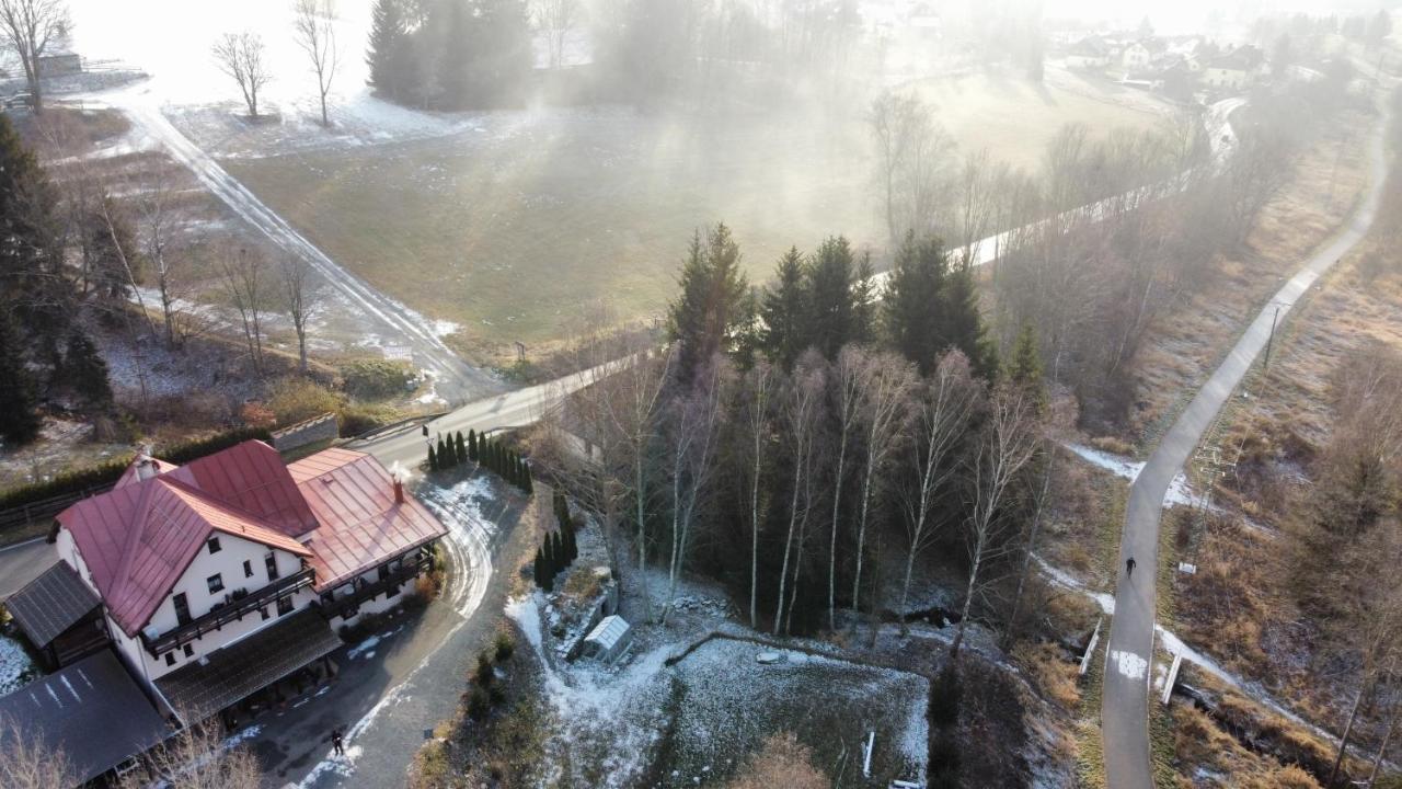 Pension Aura Spicak, Nektere Pokoje Se Saunou Železná Ruda Exterior foto